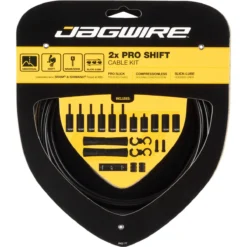 JAGWIRE Schakelkabelset 2x Pro Road & Mountain Shimano/SRAM - Zwart