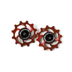 HOPE Jockey Wheels Schakelpoelies - 12Z - Rood