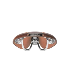 BROOKS Swift Chroom Zadel - Bruin/Antiek Bruin -Exporteren Fiets Zoom Winkel 80420003 detail 5