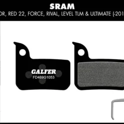 GALFER Standaard Remblokken Voor SRAM - Zwart
