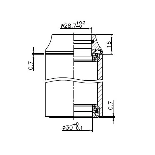 COLUMBUS Compass Balhoofdstel - Geïntegreerde IS42/28.6 - IS41/30 - Carbon 2 COLUMBUS Compass Balhoofdstel - Geïntegreerde IS42/28.6 - IS41/30 - Carbon - Afbeelding 2