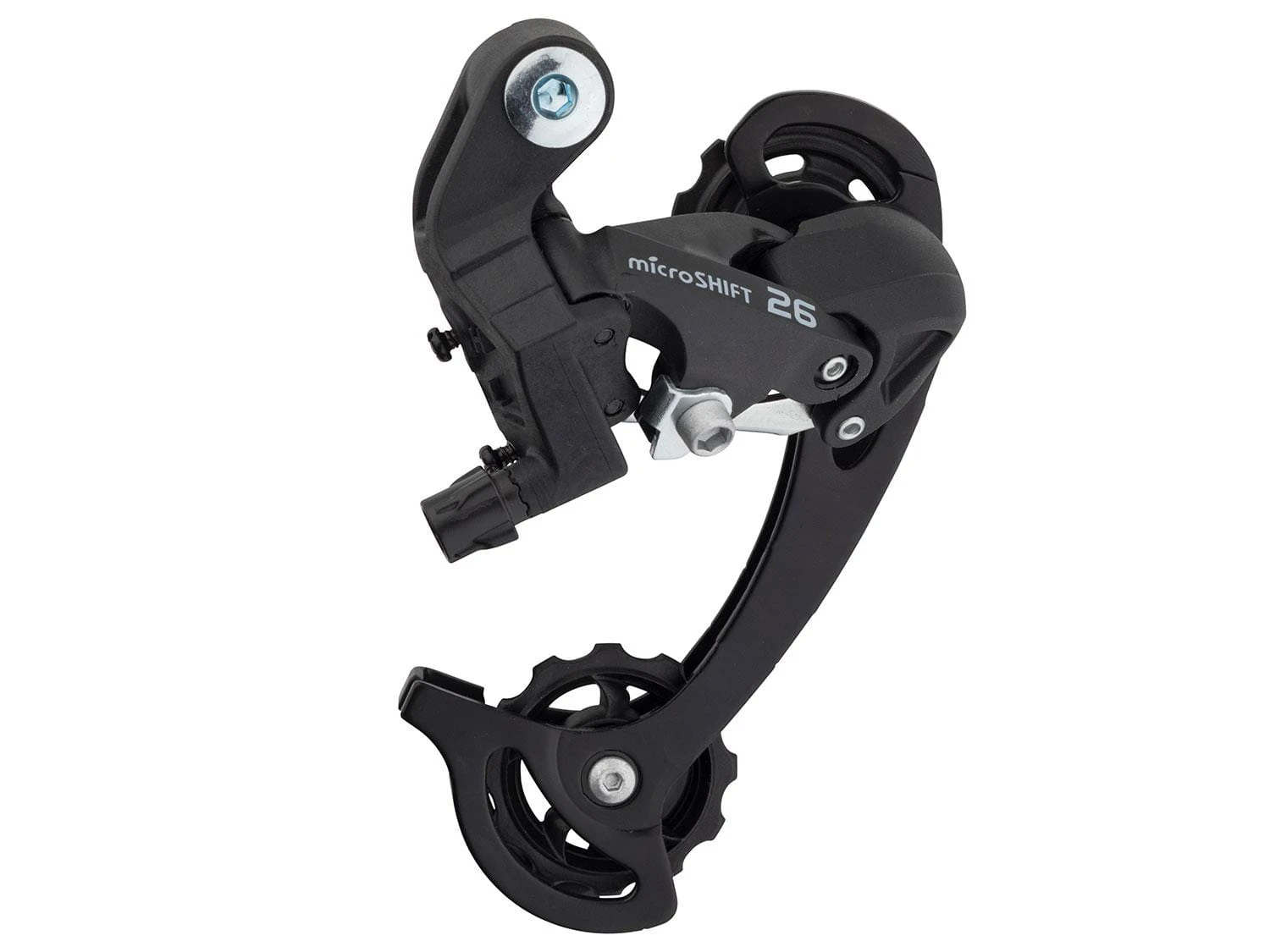 MICROSHIFT MTB Achterderailleur Lange Kooi 2/3x7/8 Speed - Zwart 2 MICROSHIFT MTB Achterderailleur Lange Kooi 2/3x7/8 Speed - Zwart - Afbeelding 2