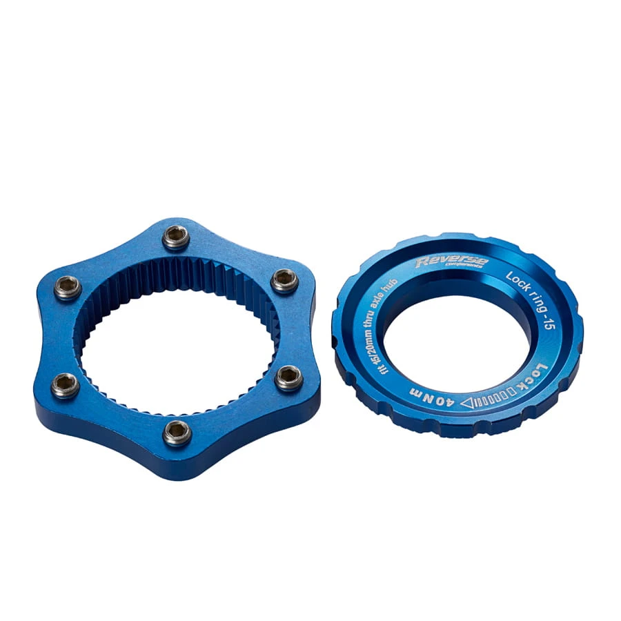 Reverse Centre Lock Adapter - Blauw 1 Reverse Centre Lock Adapter - Blauw