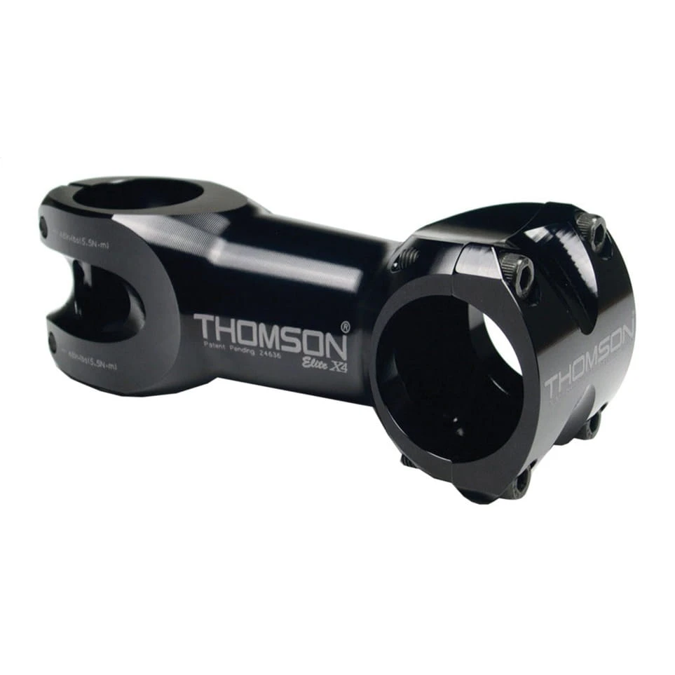 THOMSON Elite X4 Stuurpen 31.8mm 0° - Zwart 1 THOMSON Elite X4 Stuurpen 31.8mm 0° - Zwart