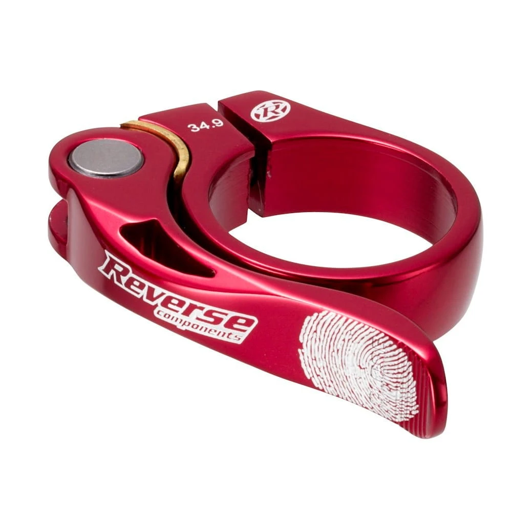 Reverse Long Life Zadelpenklem 34.9mm - Rood 1 Reverse Long Life Zadelpenklem 34.9mm - Rood