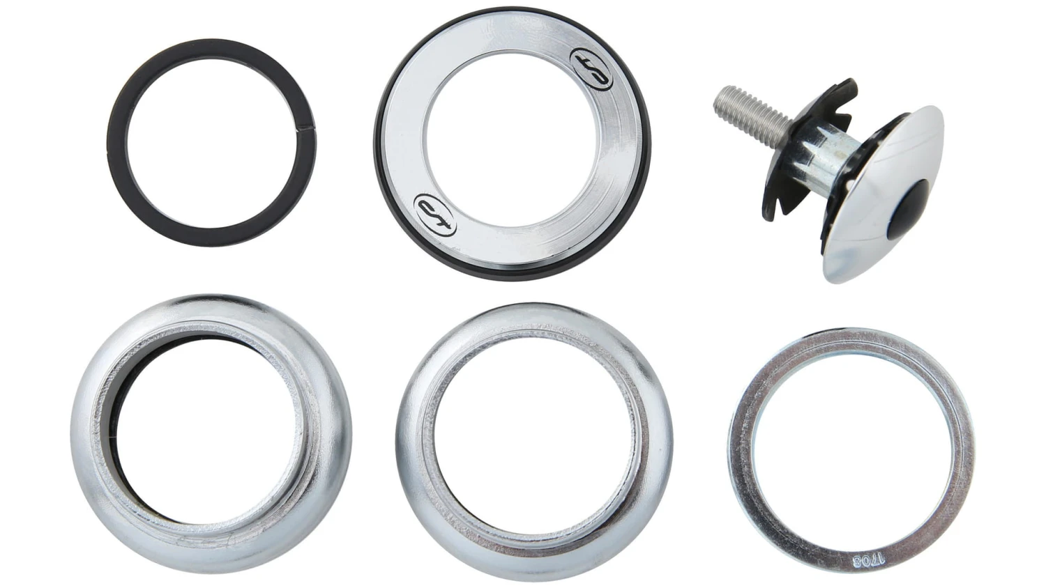 AHS-20 Ahead-headset EC34/28.6 - EC34/30 - 1-1/8 Inch - Zilver 2 AHS-20 Ahead-headset EC34/28.6 - EC34/30 - 1-1/8 Inch - Zilver - Afbeelding 2