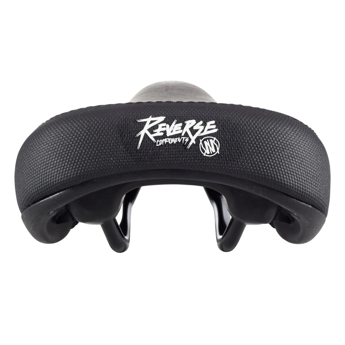 Reverse Shovel & Shred Zadel - Zwart/Oranje 2 Reverse Shovel & Shred Zadel - Zwart/Oranje - Afbeelding 2